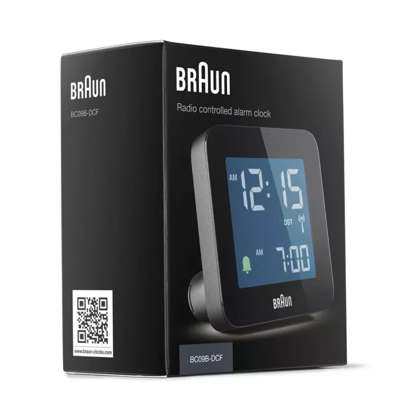 Braun BC09-DCF digitaalinen herätyskello musta