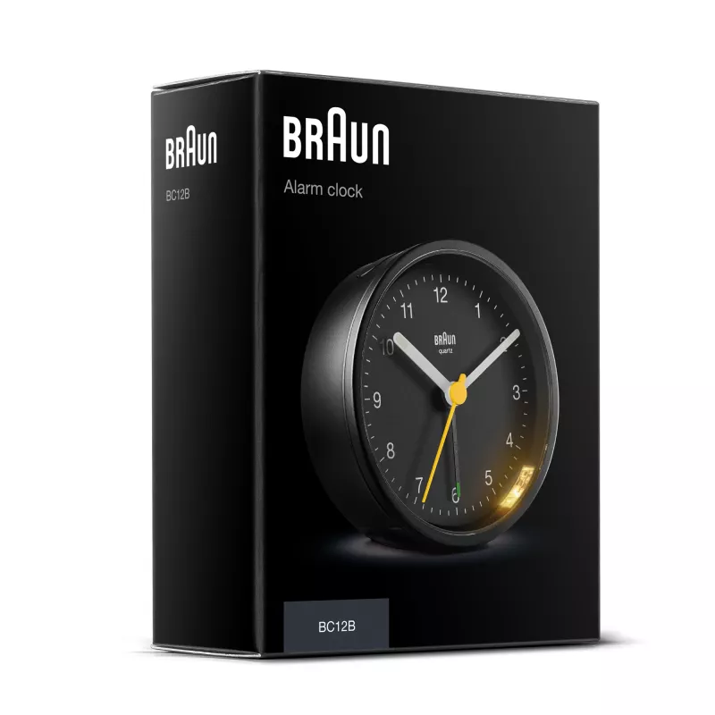 Braun BC12 kvartsiherätyskello musta