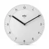 Braun BC06W kvartsikello pyöreä valkoinen