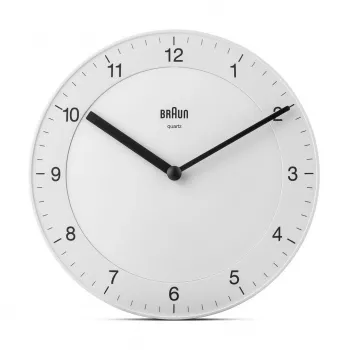 Braun BC06W kvartsikello pyöreä valkoinen