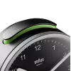 Braun BC12SB kvartsiherätyskello musta, hopea