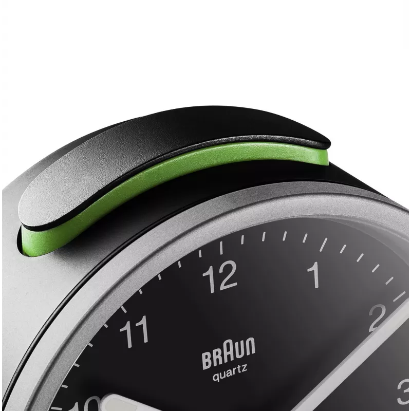Braun BC12SB kvartsiherätyskello musta, hopea