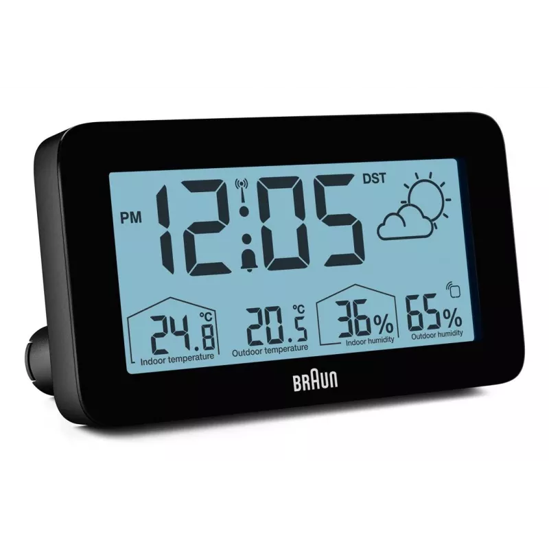 Braun BC13BP-DCF digitaalinen herätyskello musta
