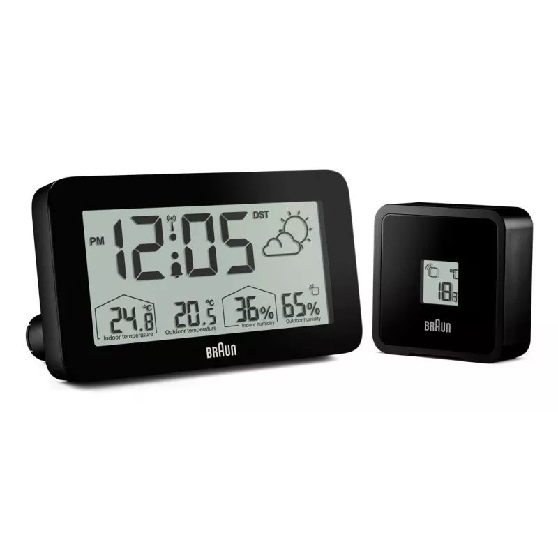 Braun BC13BP-DCF digitaalinen herätyskello musta