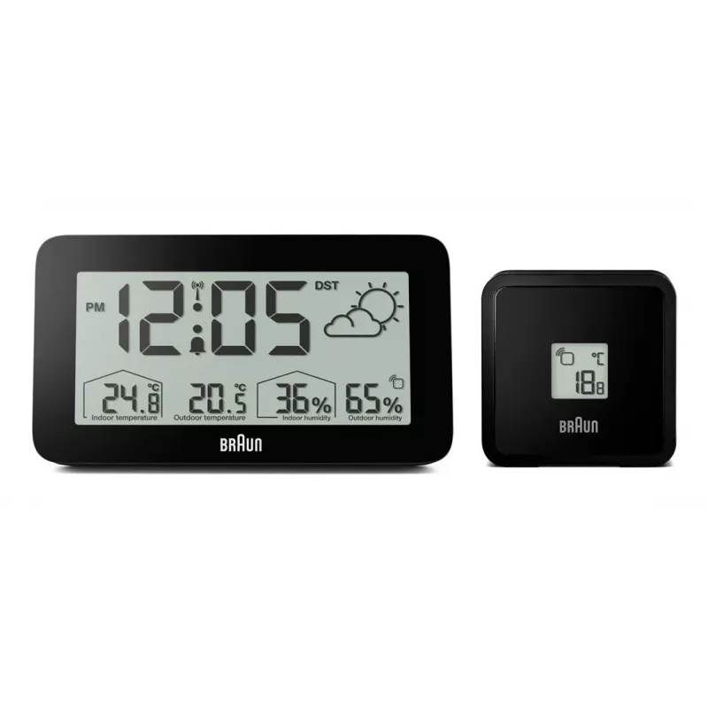 Braun BC13BP-DCF digitaalinen herätyskello musta