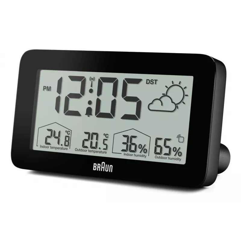 Braun BC13BP-DCF digitaalinen herätyskello musta