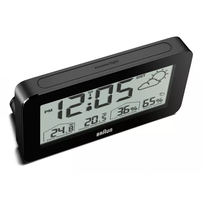 Braun BC13BP-DCF digitaalinen herätyskello musta
