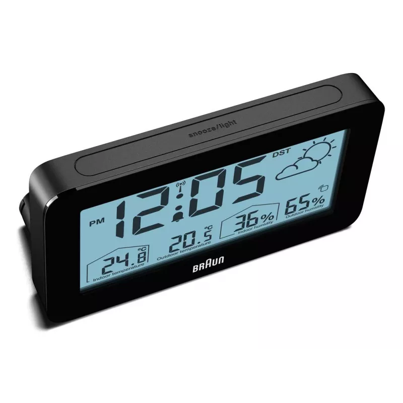 Braun BC13BP-DCF digitaalinen herätyskello musta