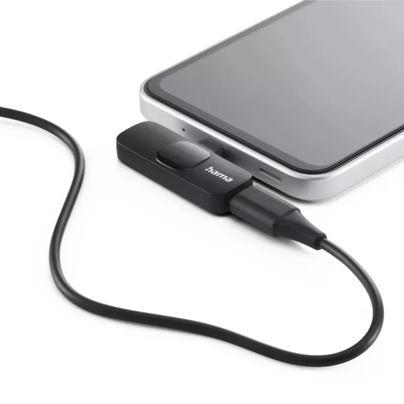 Hama Smart Wireless musta langaton lavalier-mikrofoni