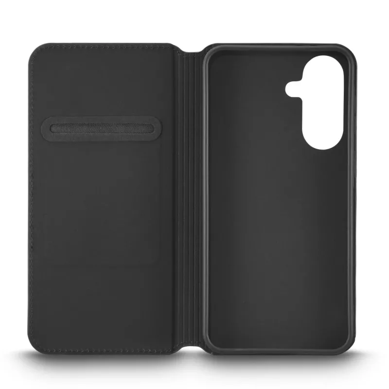 Puhelinkotelo Schwarz Rock 00035765 — ohut booklet-folio Samsung Galaxy A37 5G:lle, musta, 1 kpl