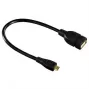 Hama USB 2.0 -adapterikaapeli USB-kaapeli 0,15 m USB A Micro-USB B musta