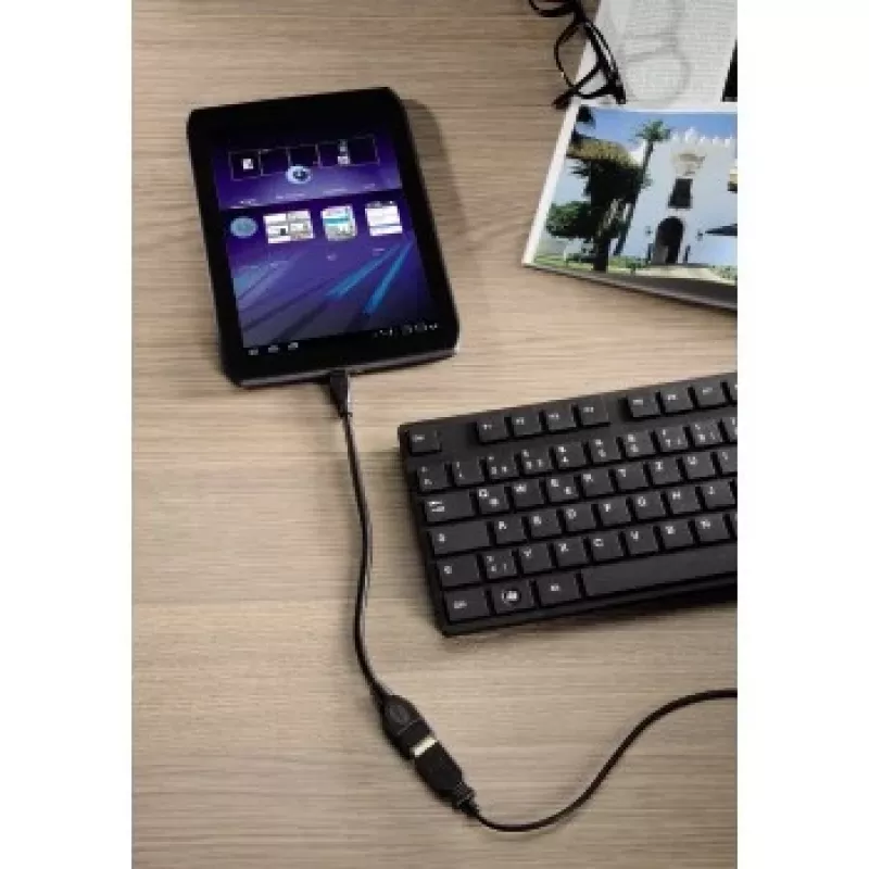 Hama USB 2.0 -adapterikaapeli USB-kaapeli 0,15 m USB A Micro-USB B musta