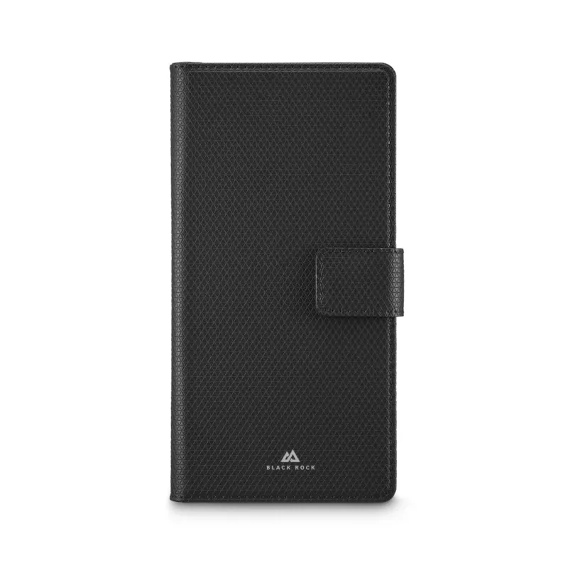 Puhelinkotelo musta rock 00080293 — lompakkokotelo Samsung Galaxy A57 5G, musta, 1 kpl