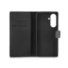 Puhelinkotelo musta rock 00080293 — lompakkokotelo Samsung Galaxy A57 5G, musta, 1 kpl