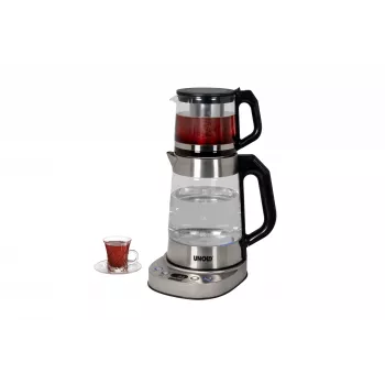 Unold 18215 Samowar Selin sähköinen vedenkeitin 1,7 L 1800 W ruostumaton teräs