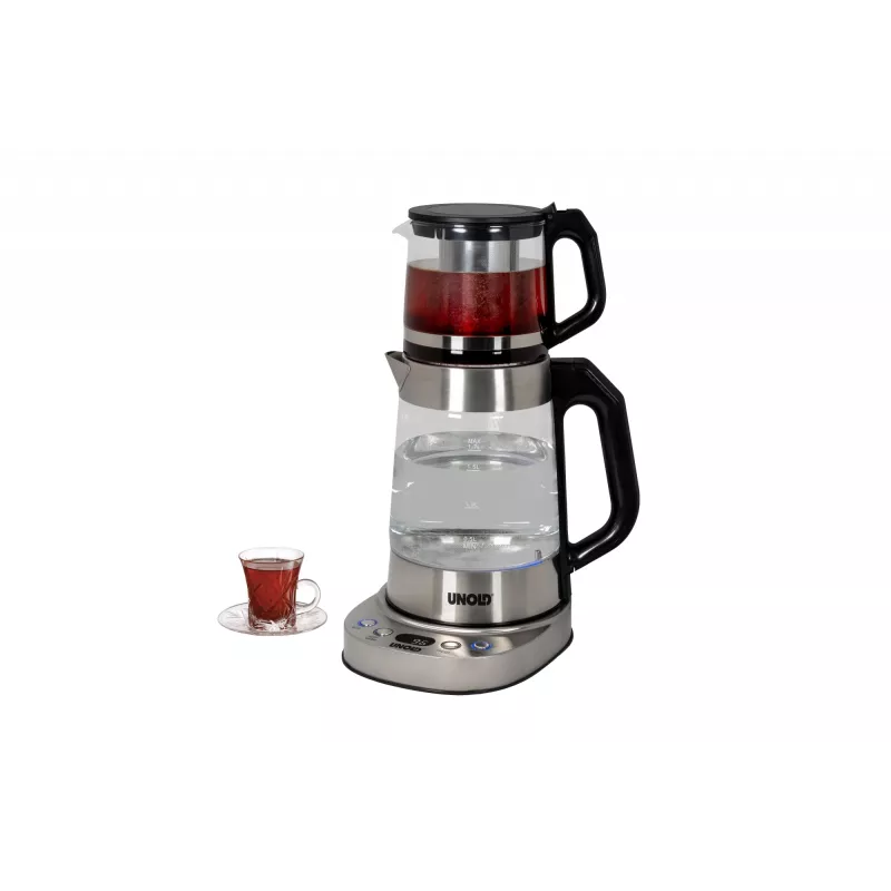 Unold 18215 Samowar Selin sähköinen vedenkeitin 1,7 L 1800 W ruostumaton teräs