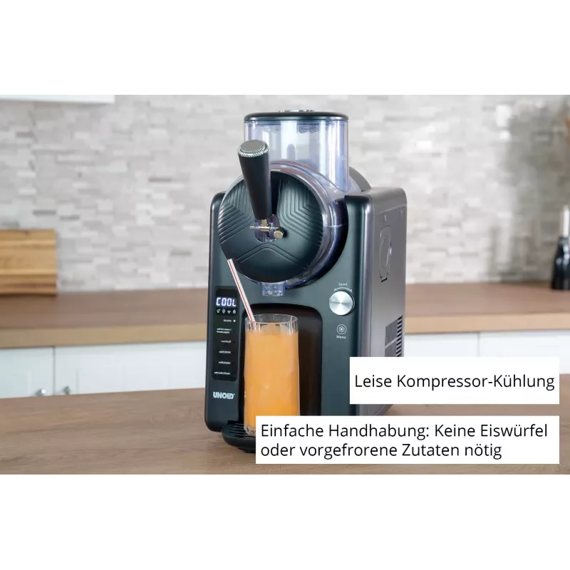 Unold 48956 Sofie 2in1 slush- ja pehmytjäätelökone, musta