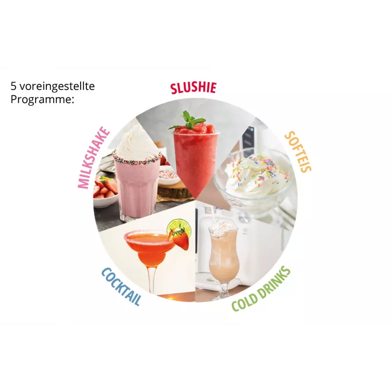 Unold 48956 Sofie 2in1 slush- ja pehmytjäätelökone, musta