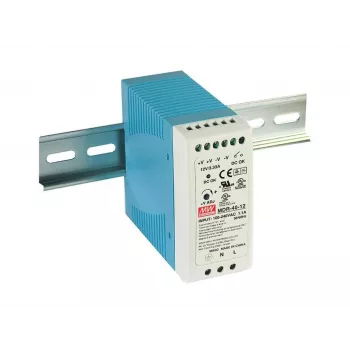LevelOne 48V DC teollisuusvirtalähde, 48V DC, 40W, DIN-kisko
