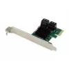 Conceptronic EMRICK 4-porttinen SATA PCIe -adapteri SATA-kaapelilla