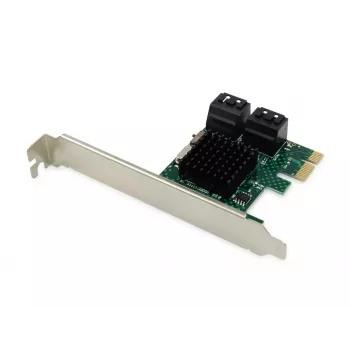 Conceptronic EMRICK 4-porttinen SATA PCIe -adapteri SATA-kaapelilla