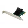 Conceptronic EMRICK 4-porttinen SATA PCIe -adapteri SATA-kaapelilla