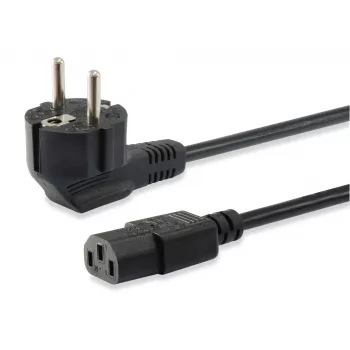 Equip korkealaatuinen virtakaapeli, C13 – Schuko, 3,0 m, 3 m, IEC C13, CEE7/7, H05VV-F3G, 250 V, 10 A