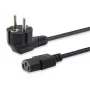 Equip korkealaatuinen virtakaapeli, C13 – Schuko, 3,0 m, 3 m, IEC C13, CEE7/7, H05VV-F3G, 250 V, 10 A