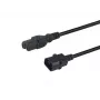 Equip 112170 virtakaapeli musta 1,8 m C14-liitin C15-liitin