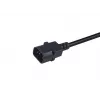 Equip 112170 virtakaapeli musta 1,8 m C14-liitin C15-liitin
