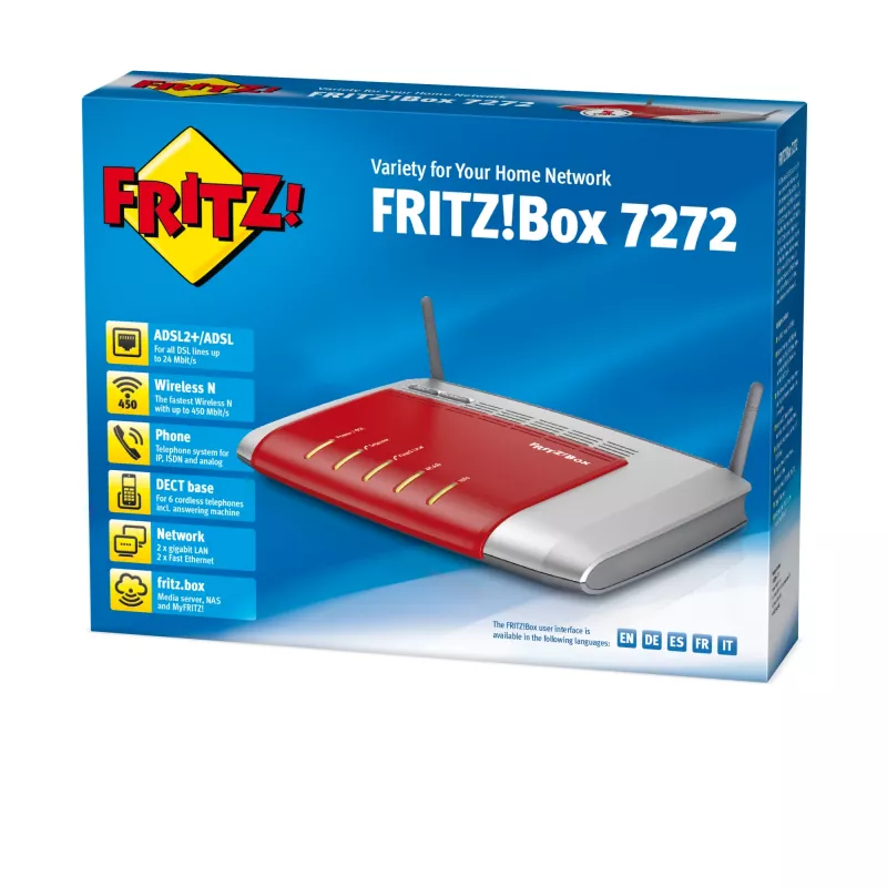 FRITZ!Box 7272 International WLAN-reititin Gigabit Ethernet