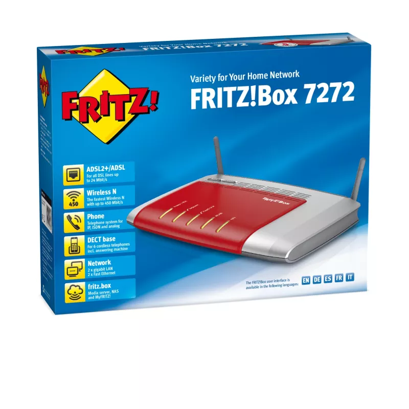 FRITZ!Box 7272 International WLAN-reititin Gigabit Ethernet