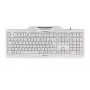 CHERRY KC 1000 SC näppäimistö johdollinen USB AZERTY belgia valkoinen
