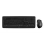 CHERRY DW 5100 näppäimistö hiiri mukana yleiskäyttöinen RF Wireless AZERTY belgia musta