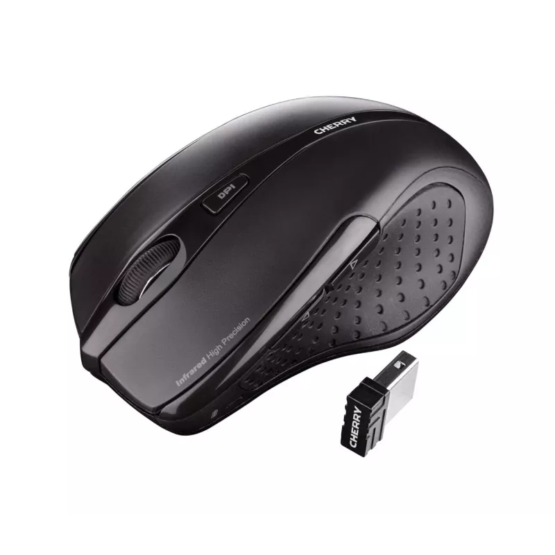CHERRY DW 5100 näppäimistö hiiri mukana yleiskäyttöinen RF Wireless AZERTY belgia musta