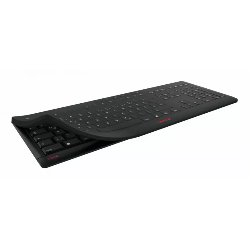 Contour Design STREAM PROTECT WIRELESS, täysikokoinen (100%), langaton, RF-langaton, saksikytkin, QWERTY, musta