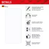 Displex Smart Glass (9H) Samsung Galaxy A36 -puhelimeen, asennustarrat, särkymätön