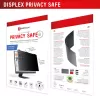 Displex PRIVACY SAFE irrotettava 2-suuntainen katsekulmasuoja pöytänäytölle 27
