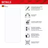 Displex Smart Glass (9H) Xiaomi Redmi Note 14 -puhelimeen, asennustarrat, särkymätön