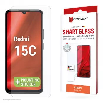 e.v.i. DISPLEX Smart Glass Xiaomi Redmi 15C -puhelimeen — panssarilasi, malli 02198
