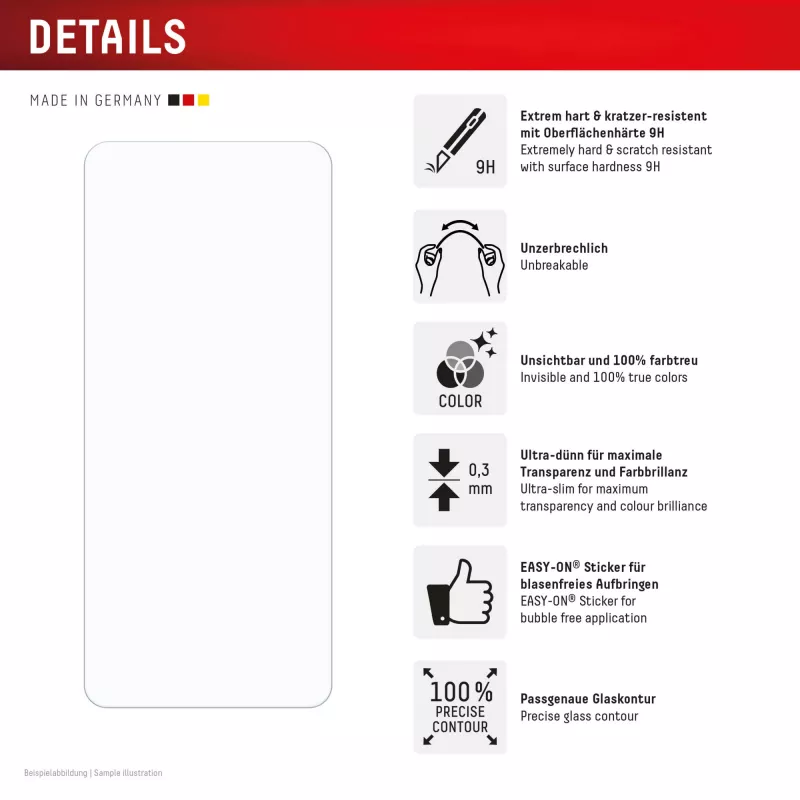 e.v.i. DISPLEX Smart Glass Xiaomi Redmi 15C -puhelimeen — panssarilasi, malli 02198