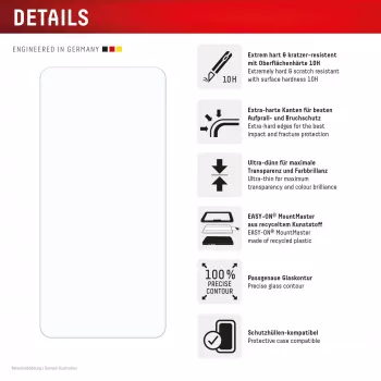 Displex-näytönsuojakalvo (10H) Samsung S26 Ultra:lle, naarmuuntumaton
