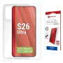 Displex-näytönsuojakalvo + kotelo Samsung S26 Ultra:lle, naarmuuntumaton