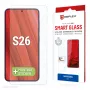 Displex Smart Glass (9H) Samsung S26:lle, särkymätön, Samsung, Galaxy S26, kuiva-asennus, murtumaton, likaa hylkivä, naarmuuntumaton, läpinäkyvä, 1 kpl