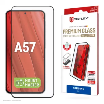 Displex Premium -näytönsuojakalvo (täysi peitto, 10H) Samsung A57:lle, täysi peitto