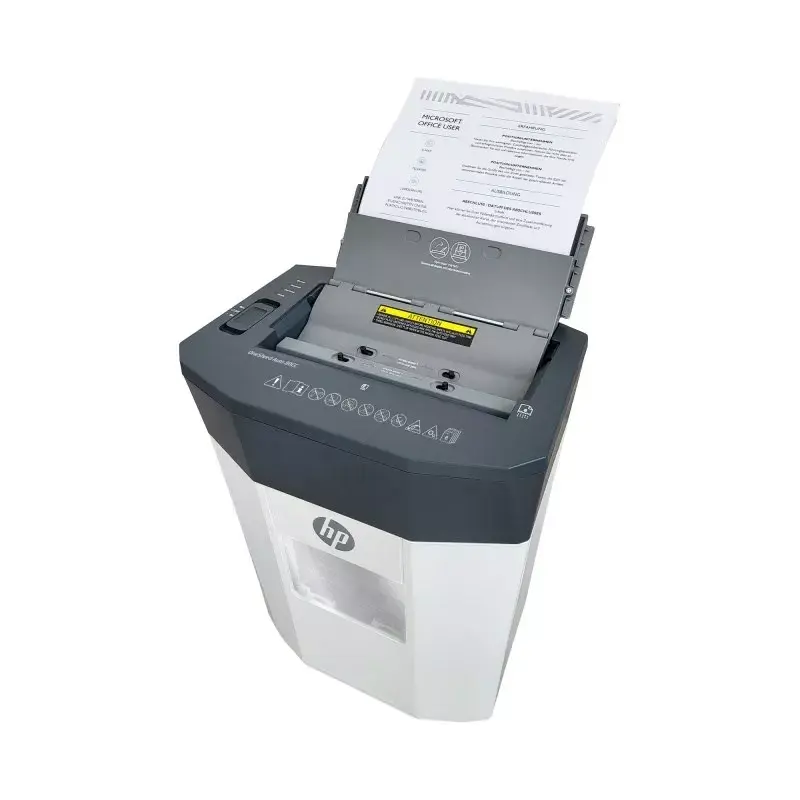 HP OneShred Auto 80CC -silmäpaperisilppuri, ristileikkaus, 68 dB, 22 cm, valkoinen