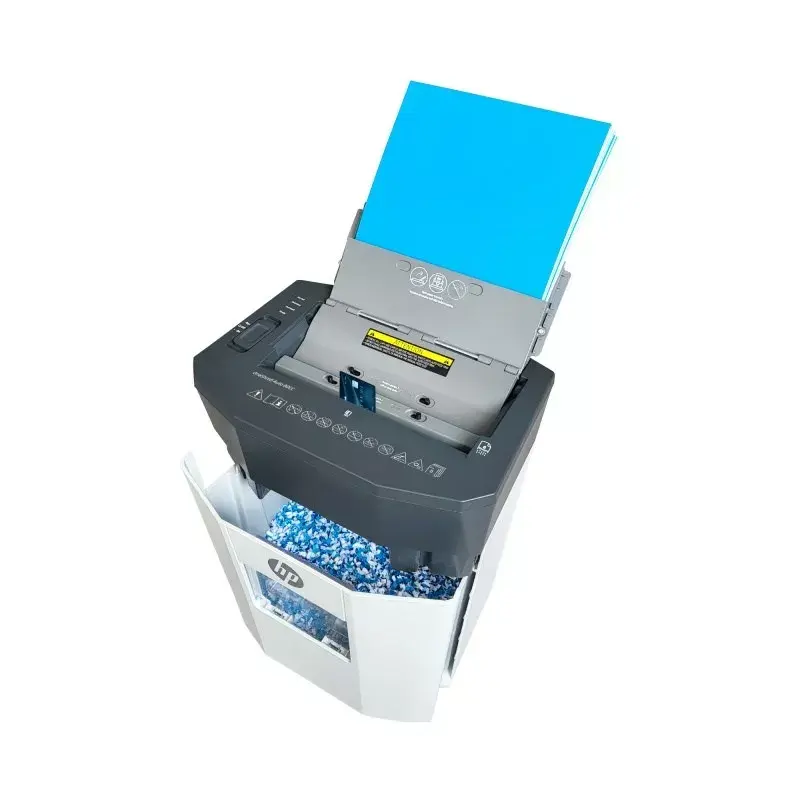 HP OneShred Auto 80CC -silmäpaperisilppuri, ristileikkaus, 68 dB, 22 cm, valkoinen