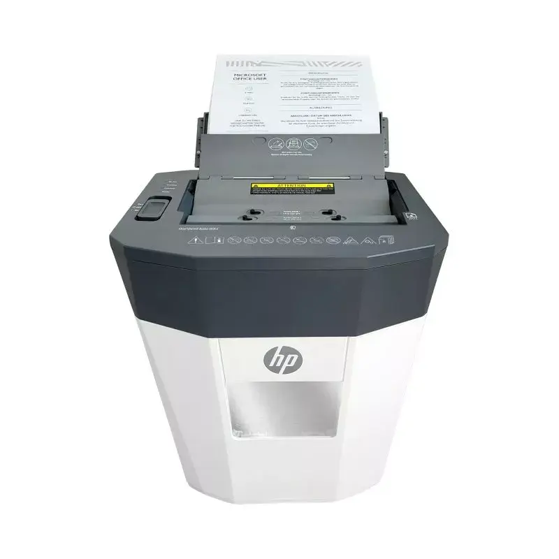 HP OneShred Auto 80CC -silmäpaperisilppuri, ristileikkaus, 68 dB, 22 cm, valkoinen