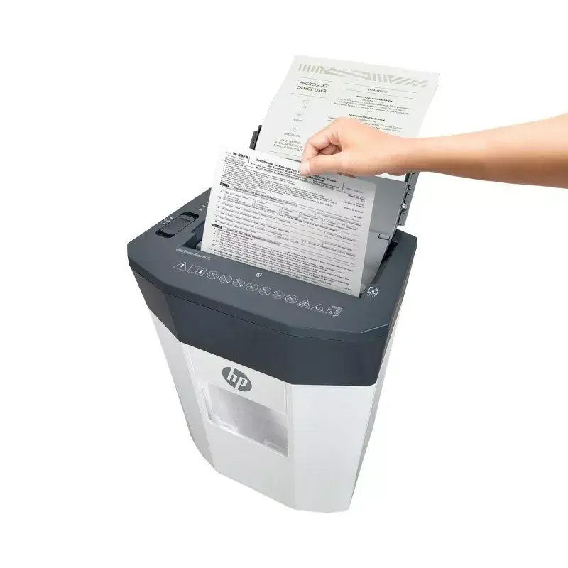HP OneShred Auto 80CC -silmäpaperisilppuri, ristileikkaus, 68 dB, 22 cm, valkoinen