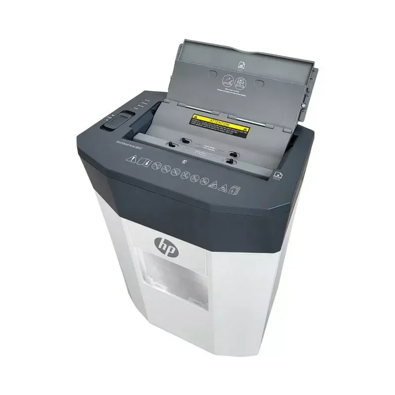 HP OneShred Auto 80CC -silmäpaperisilppuri, ristileikkaus, 68 dB, 22 cm, valkoinen